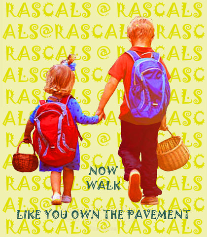 RASCALS TEXTILES - WALKING HOME - T SHIRT