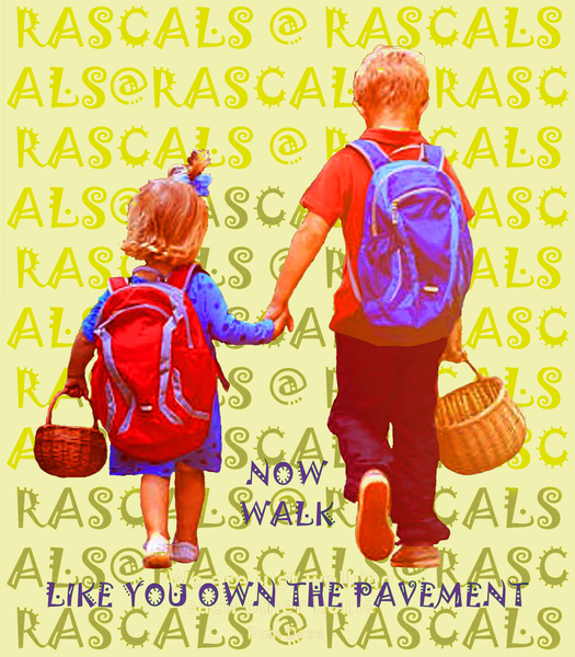 RASCALS TEXTILES - WALKING HOME