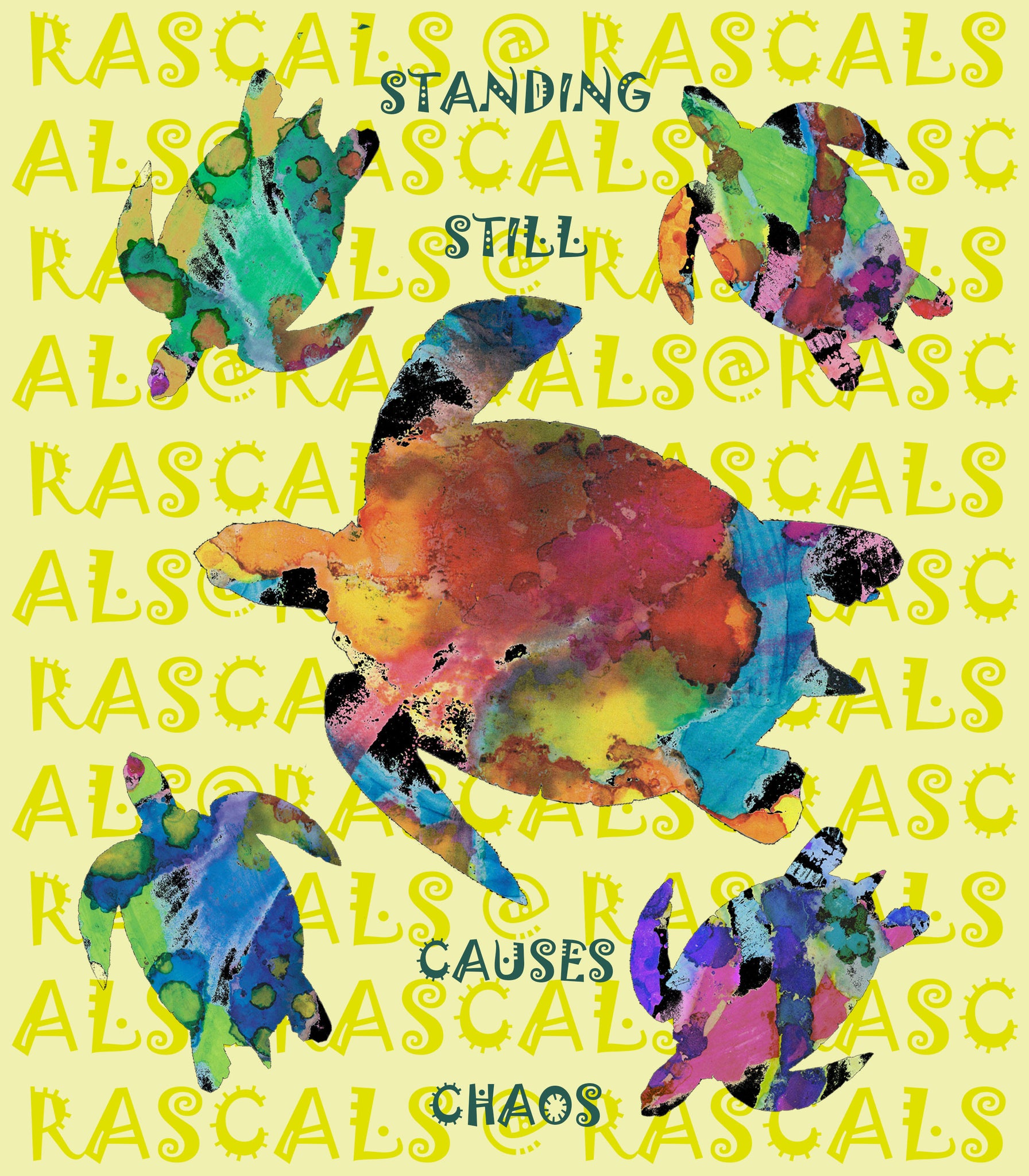 RASCALS TEXTILES - TURTLES - T SHIRT