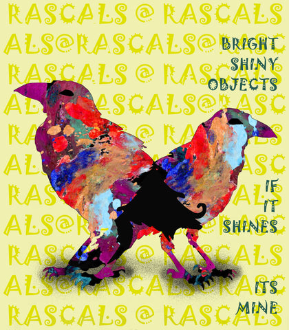 RASCALS TEXTILES - MAGPIE MAGIC -T SHIRT