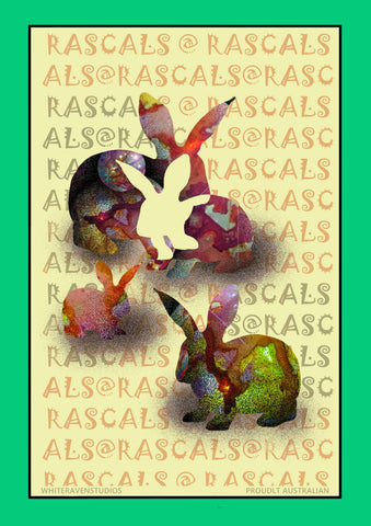 10. FOLIO 1. RABBITS..1 + 1 = 22  - digital downloads