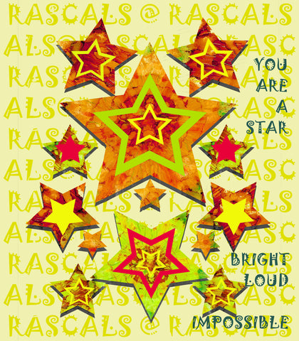 RASCALS TEXTILES - YOU ARE A STAR - T SHIRT