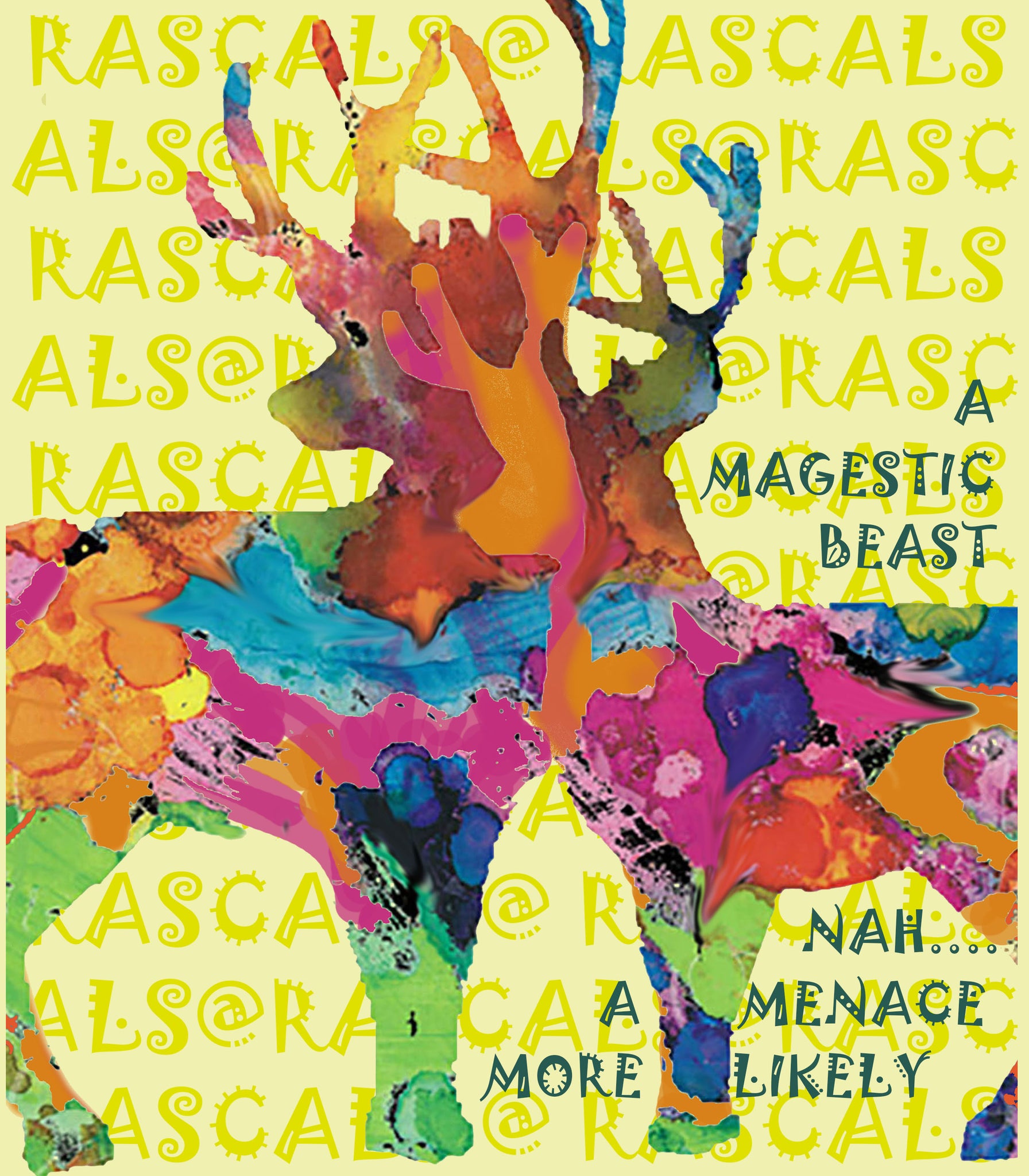 RASCALS TEXTILES - DEAR O DEER -T SHIRT