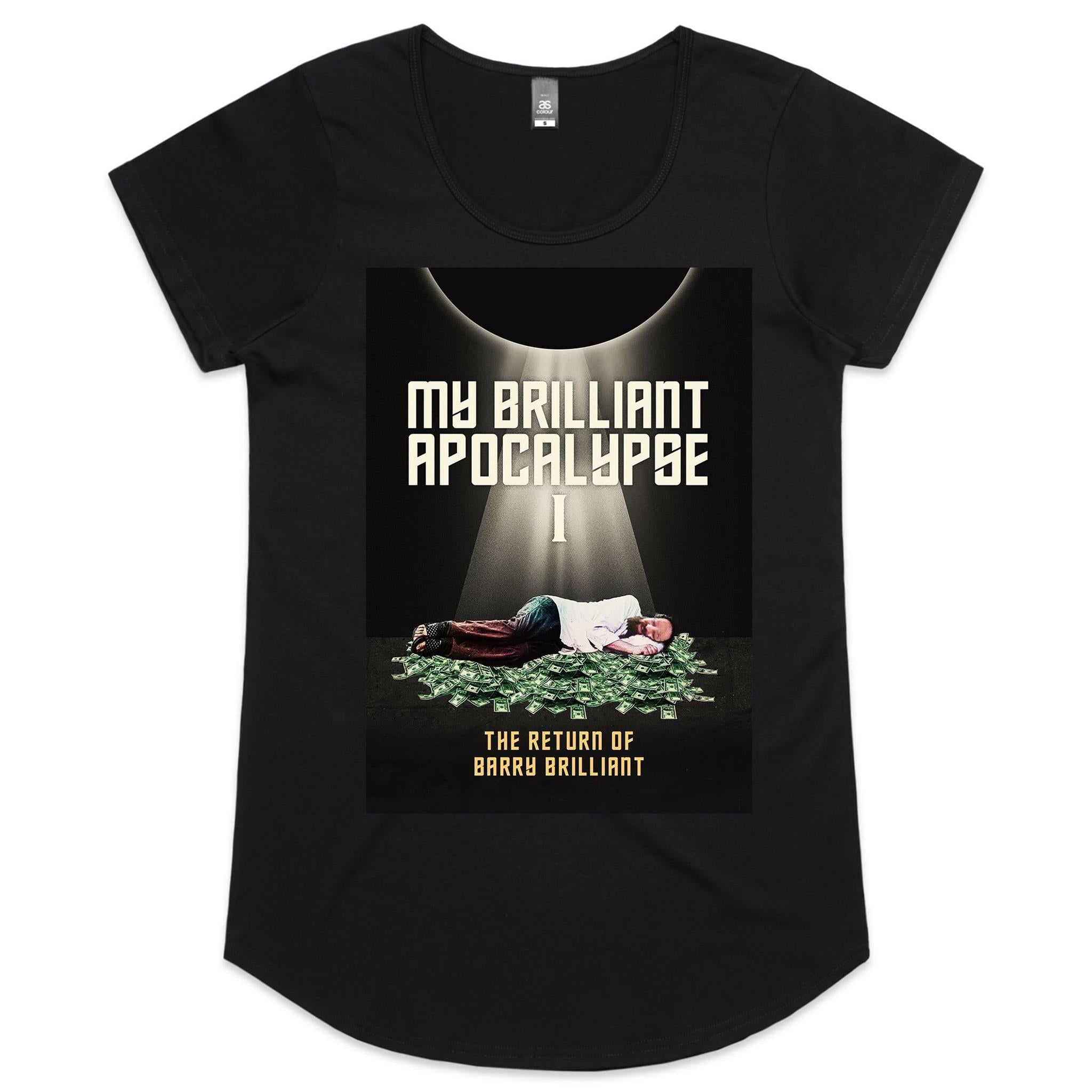 MBA- Womens Scoop Neck T-Shirt. Who is Barry?