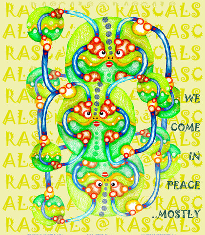 RASCALS TEXTILES - ALIENS - T SHIRT