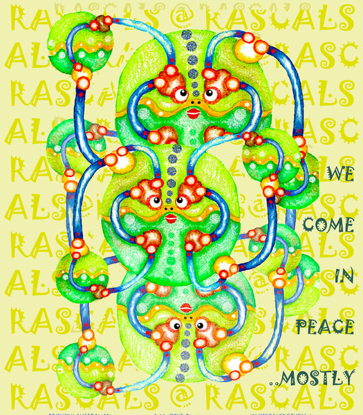 RASCALS TEXTILES- ALIENS
