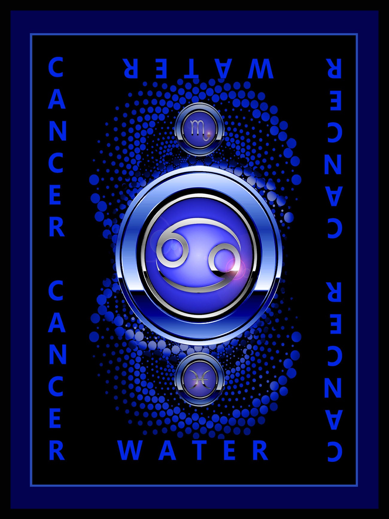 ASTRO -  WATER -  CANCER - digital download