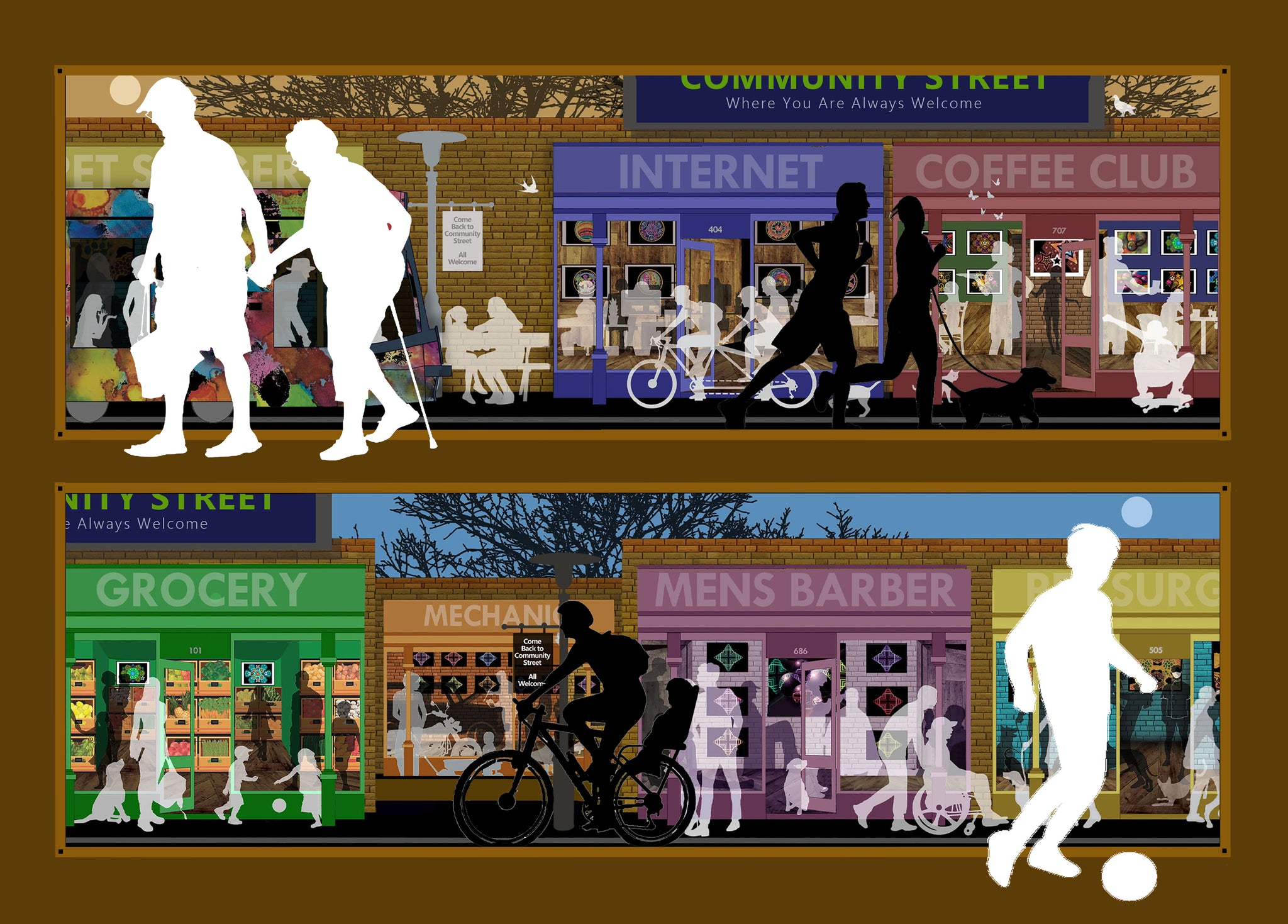 COMMUNITY STREET Streetscape 2* - DIGITAL DOWNLOADS