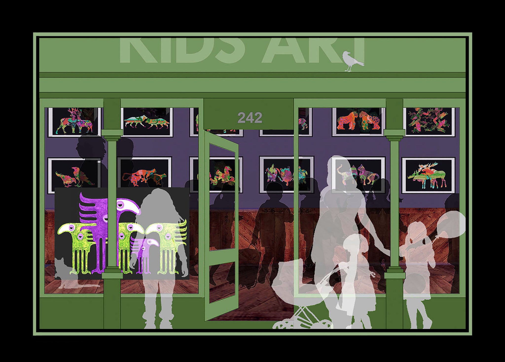 COMMUNITY STREET - KIDS ART GALLERY - DIGITAL DOWNLOADS