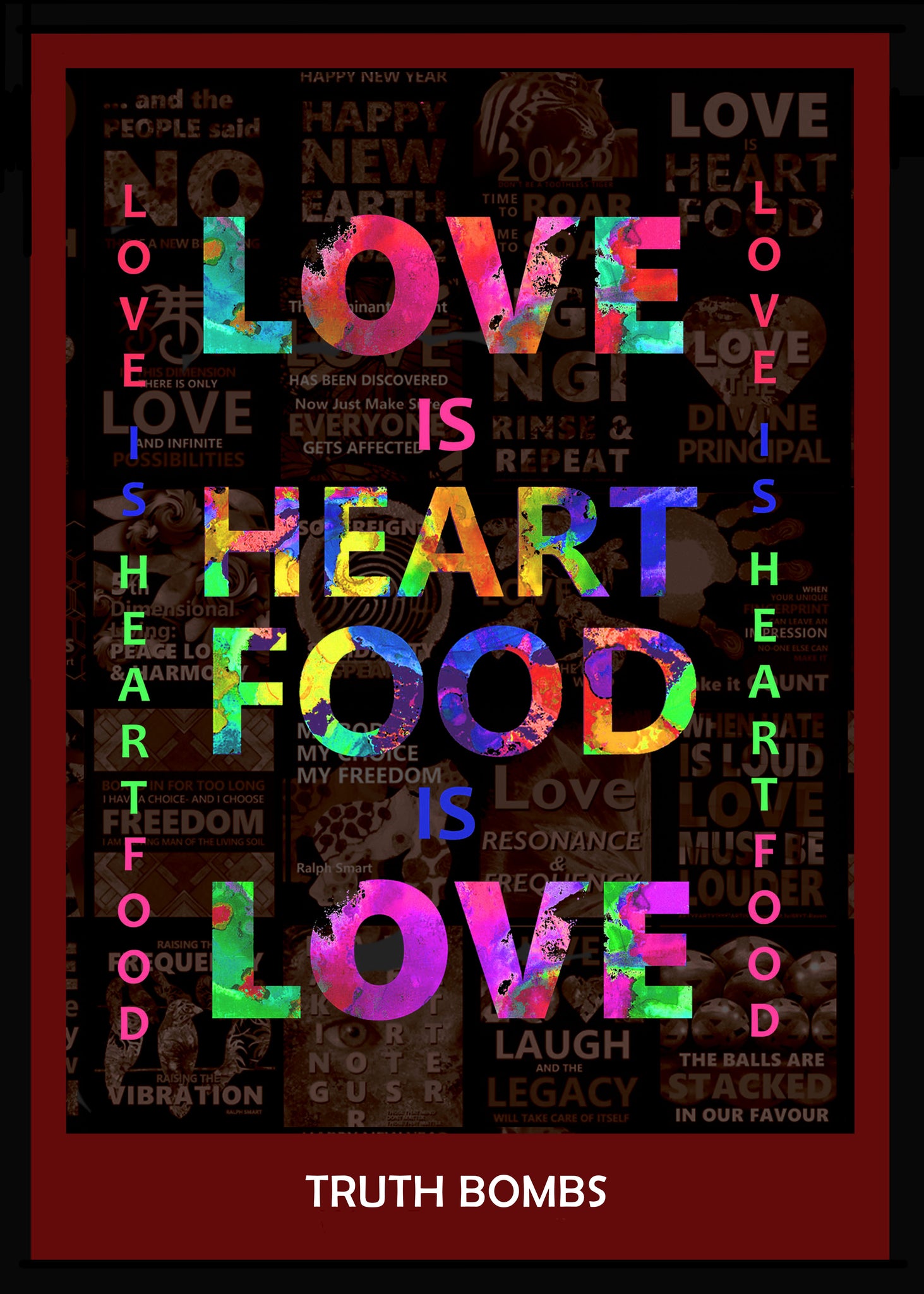 LOVE IS HEART FOOD IS LOVE - digital downloads