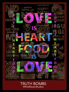 LOVE: LOVE IS HEARTFOOD- [digital download]