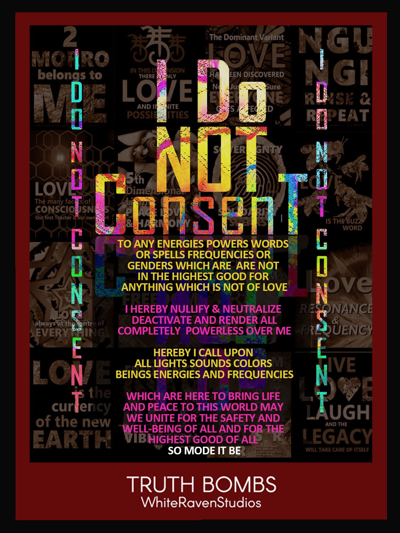 SELF EMPOWERMENT: I DO NOT CONSENT part 2 [ dogital downloads]