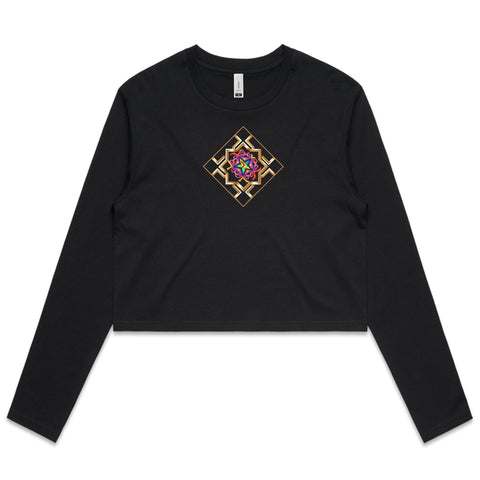 MARSHALL 2 - Women's Long Sleeve Crop Tee