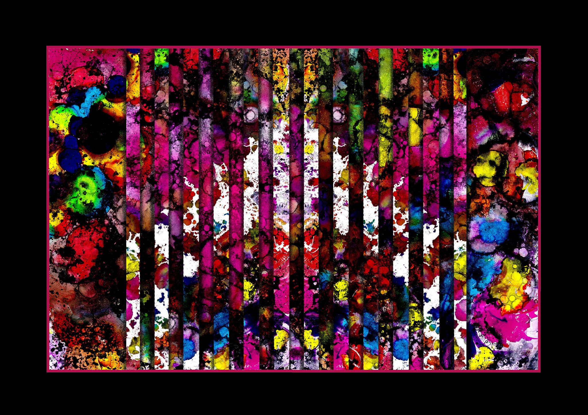 VERTICAL MAYHEM [F] EXHIBITION edition  [FRAMING VERSION]