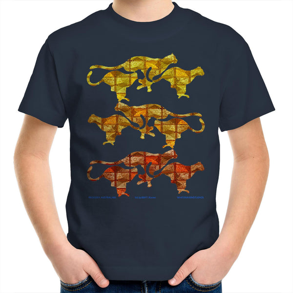 CAVORTING CATS - Kids Youth Crew T-Shirt