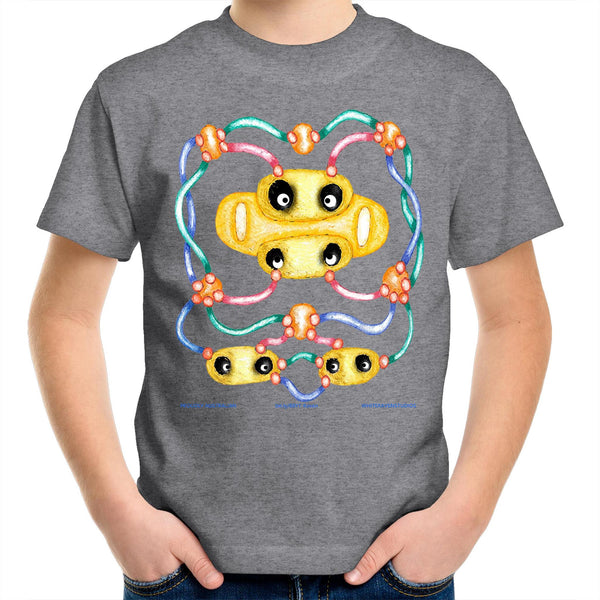 AWKWARD ALIEN Kids Youth Crew T-Shirt