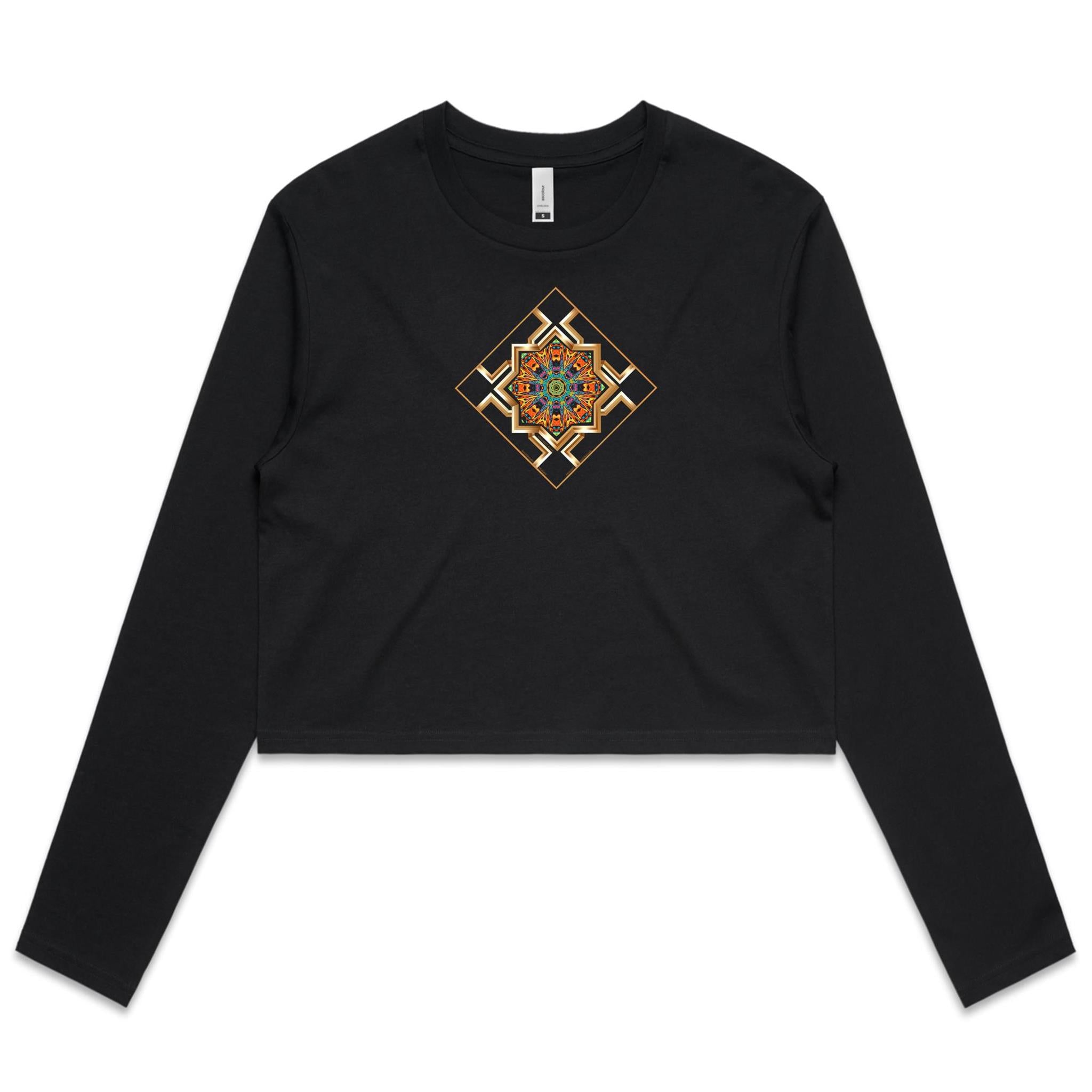 OHM 2 - Women's Long Sleeve Crop Tee