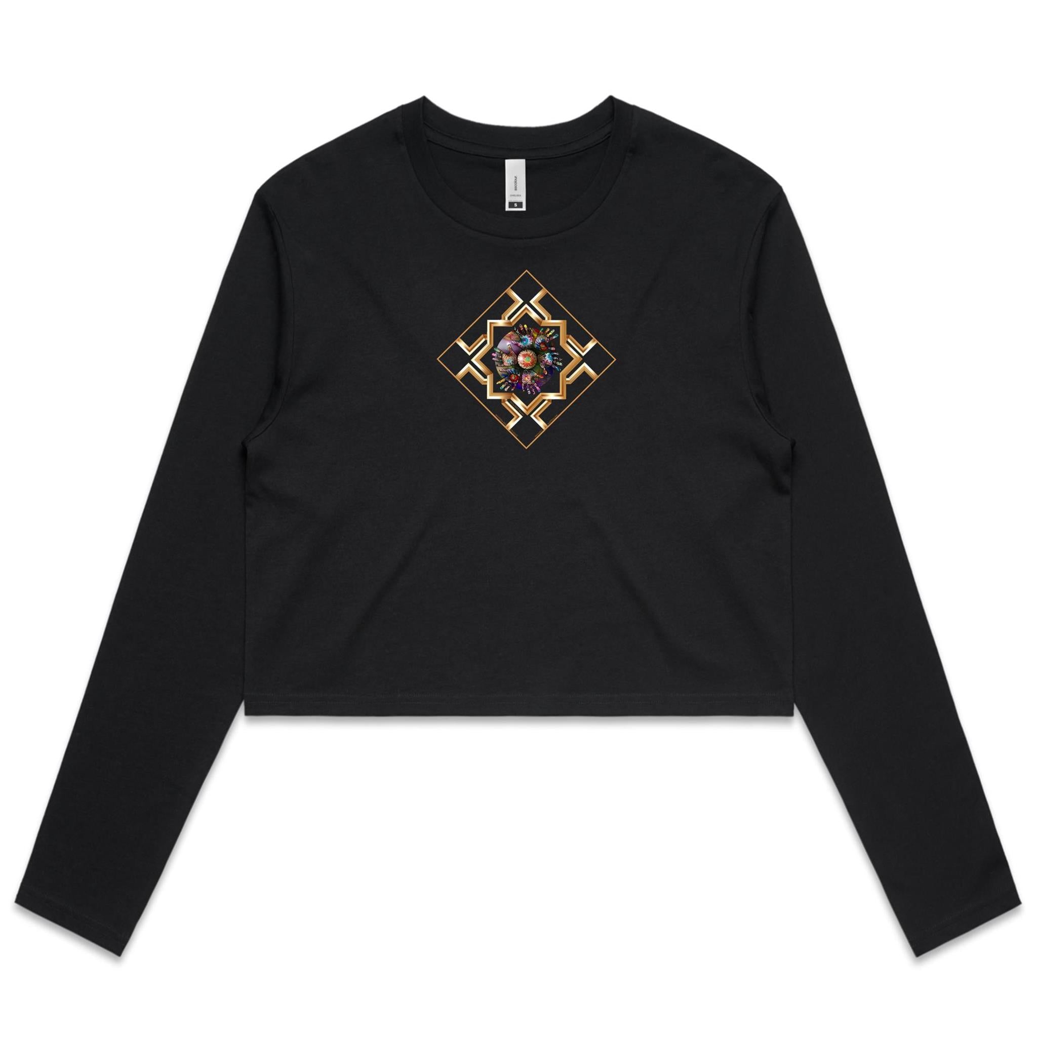 BRETHREN 2 - Women's Long Sleeve Crop Tee