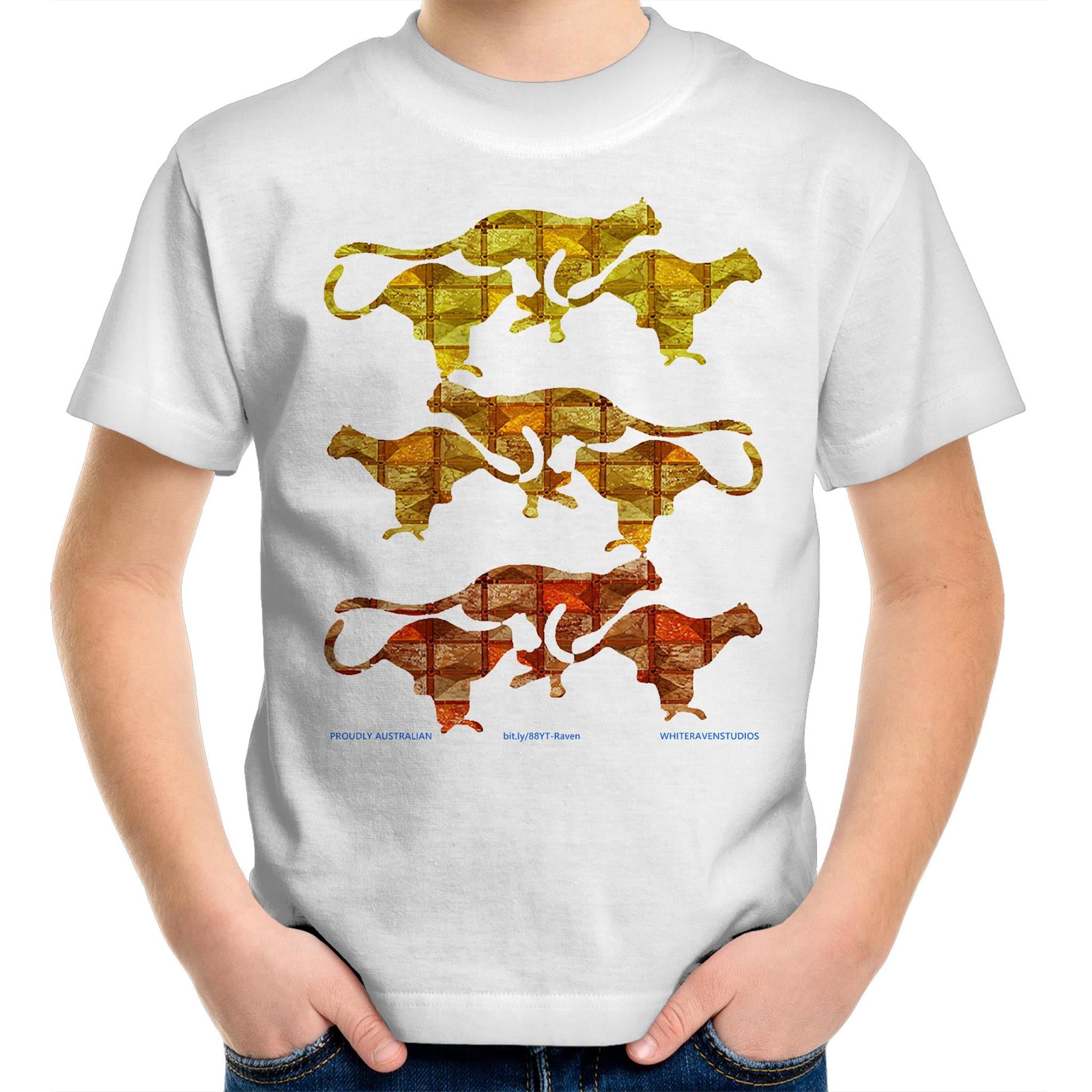 CAVORTING CATS - Kids Youth Crew T-Shirt