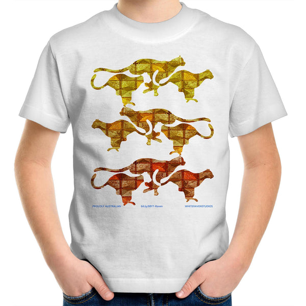 CAVORTING CATS - Kids Youth Crew T-Shirt