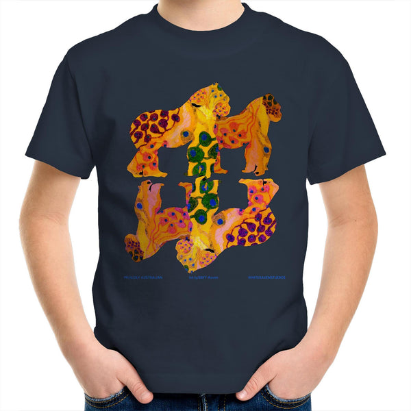 APING AROUND Kids Youth Crew T-Shirt