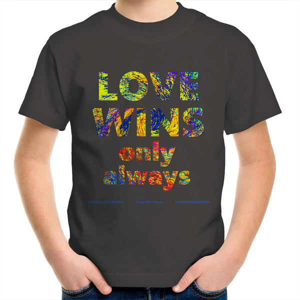 ALWAYS WINS - Kids Youth Crew T-Shirt