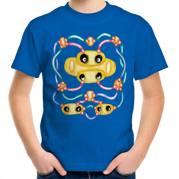 AWKWARD ALIEN Kids Youth Crew T-Shirt