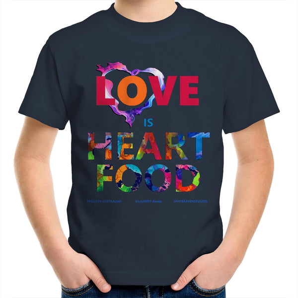HEARTFOOD - Kids Youth Crew T-Shirt