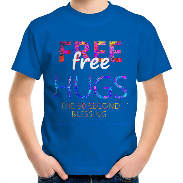 FREE HUGS - Kids Youth Crew T-Shirt