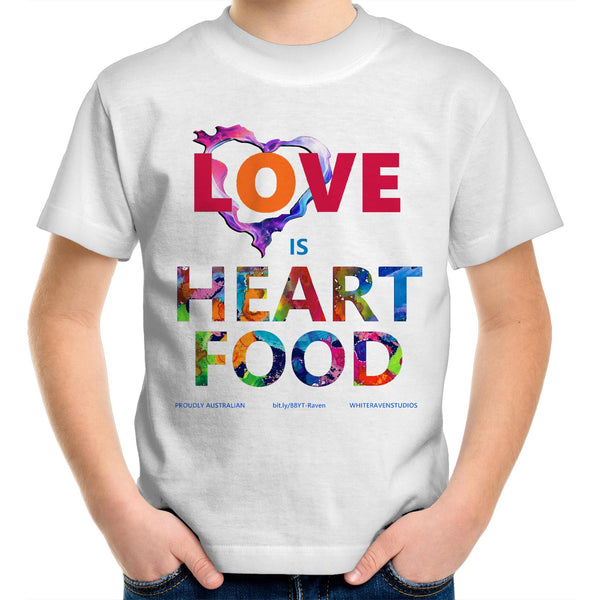HEARTFOOD - Kids Youth Crew T-Shirt