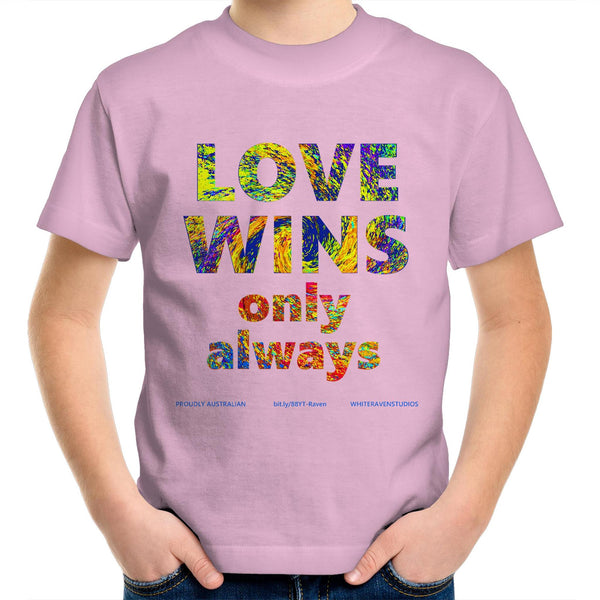 ALWAYS WINS - Kids Youth Crew T-Shirt