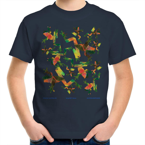 FRANTIC FROGS - Kids Crew T-Shirt