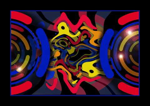 DASHBOARD DISTRORTION [F] EXHIBITION edition  [FRAMING VERSION]