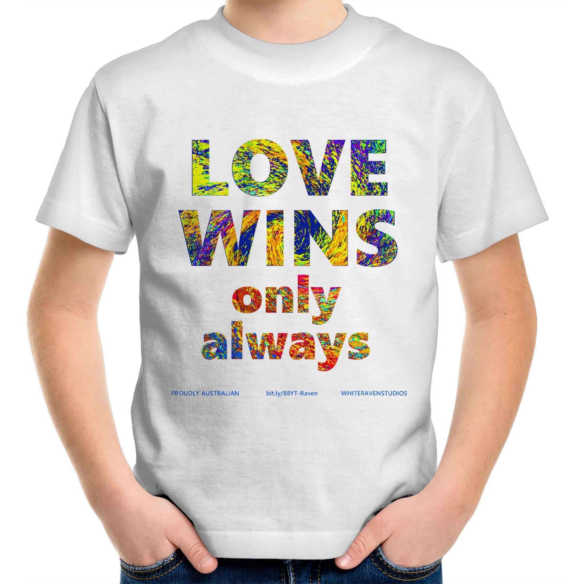 ALWAYS WINS - Kids Youth Crew T-Shirt