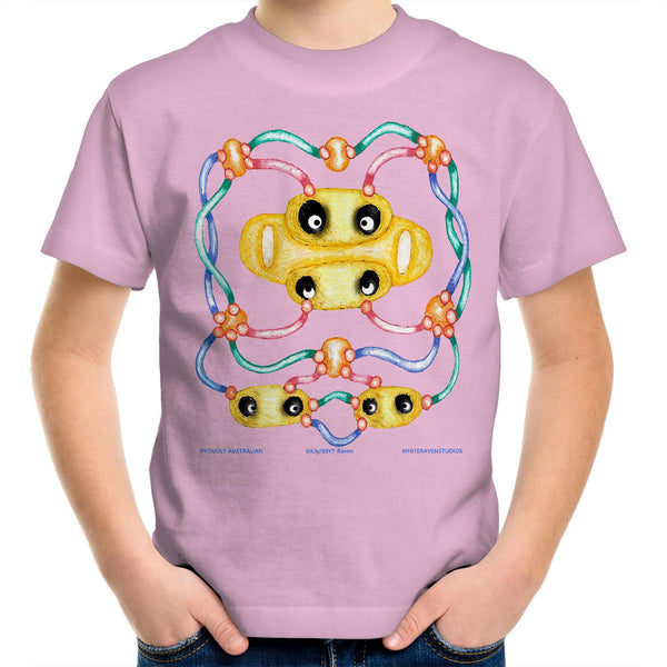 AWKWARD ALIEN Kids Youth Crew T-Shirt