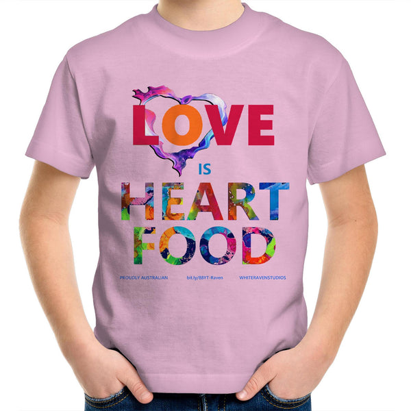 HEARTFOOD - Kids Youth Crew T-Shirt