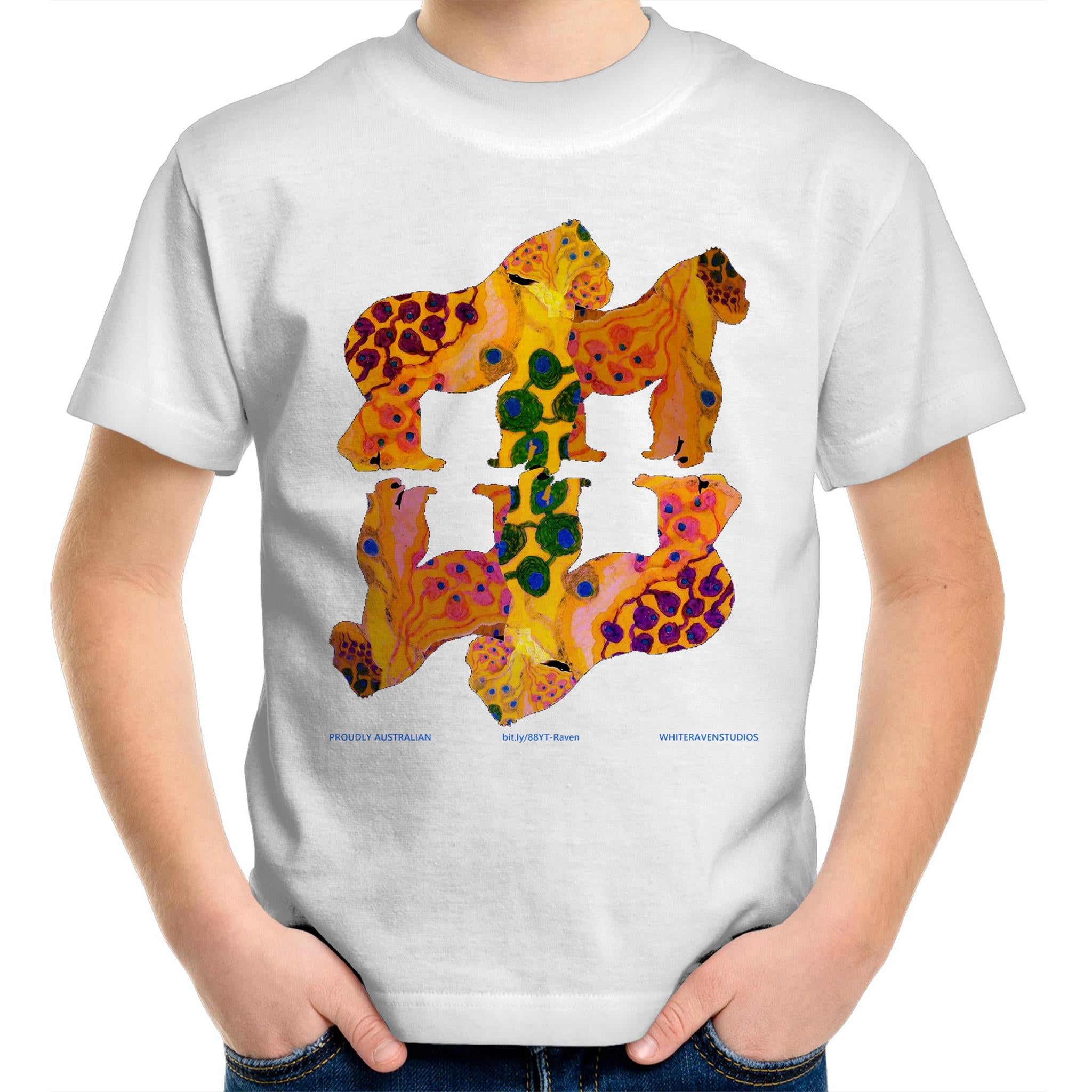 APING AROUND Kids Youth Crew T-Shirt