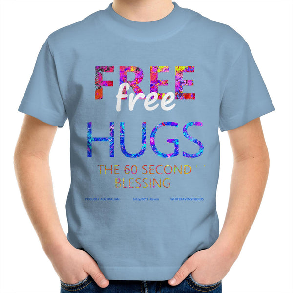 FREE HUGS - Kids Youth Crew T-Shirt