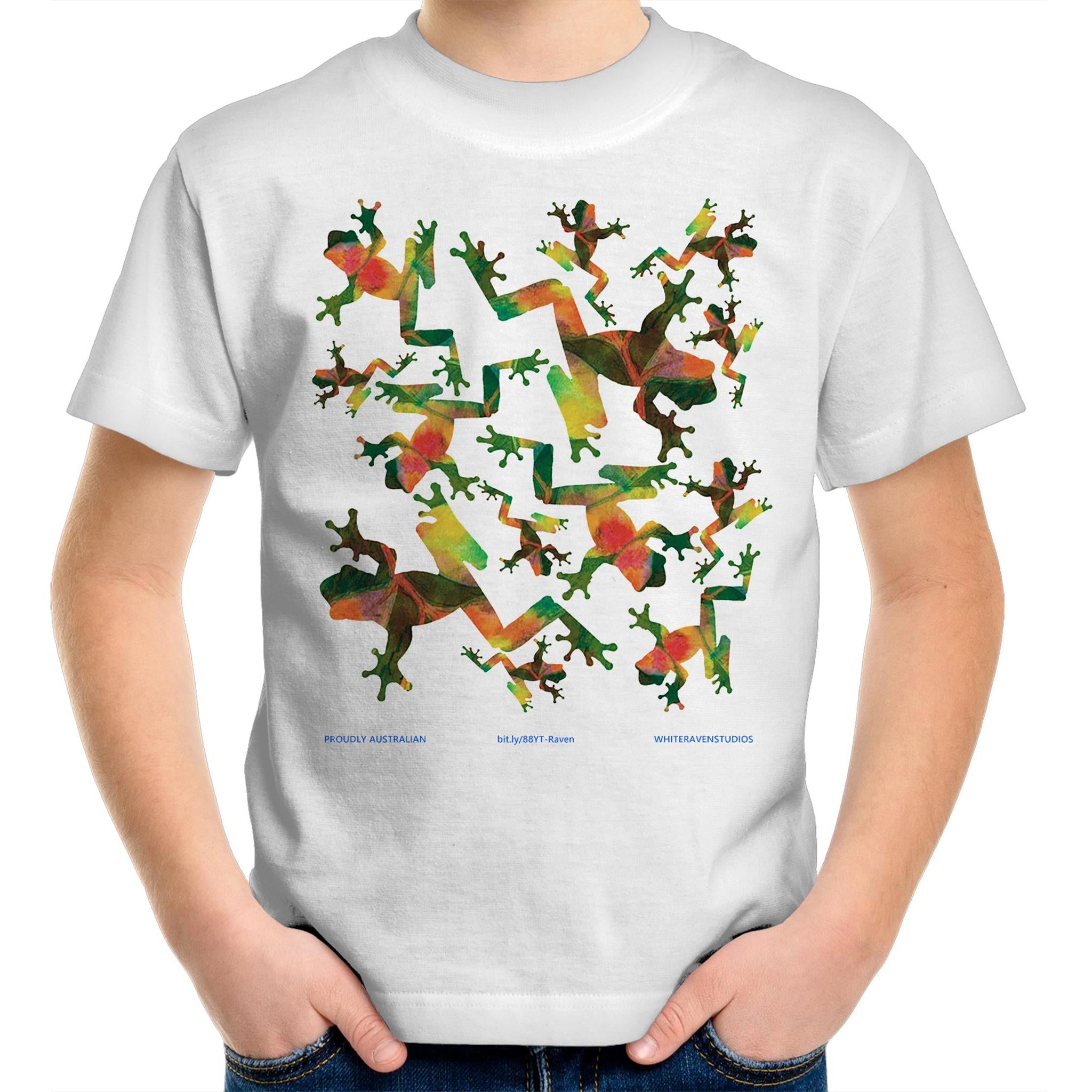 FRANTIC FROGS - Kids Crew T-Shirt