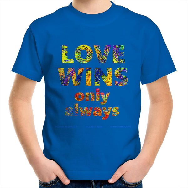 ALWAYS WINS - Kids Youth Crew T-Shirt