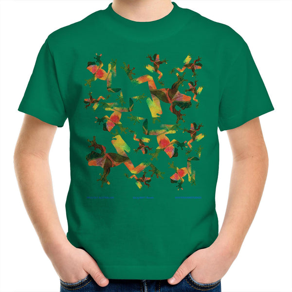 FRANTIC FROGS - Kids Crew T-Shirt
