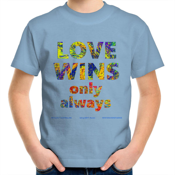 ALWAYS WINS - Kids Youth Crew T-Shirt